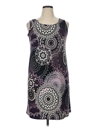 Pre-owned R & M Richards Casual Dress In Purple
