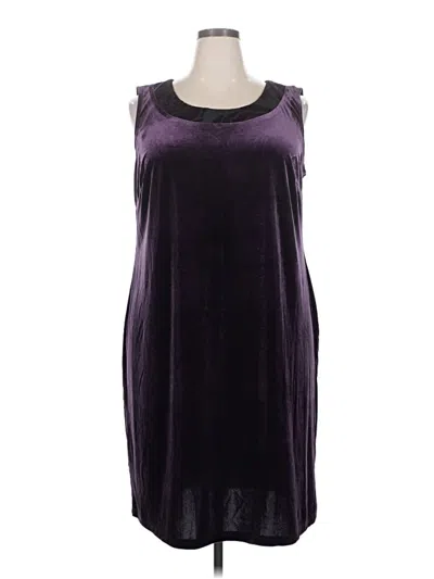 Pre-owned R & M Richards Casual Dress In Purple