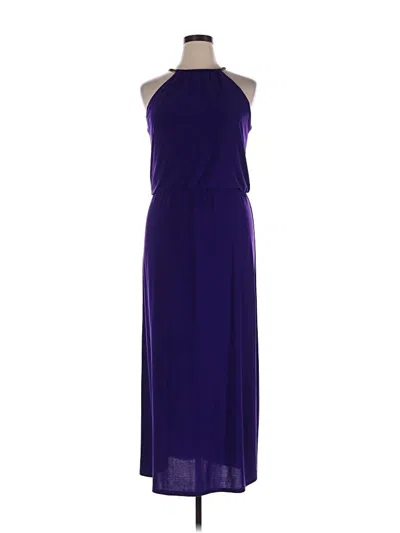 Pre-owned R & M Richards Casual Dress In Purple