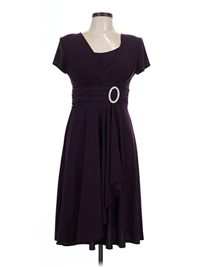Pre-owned R & M Richards Casual Dress In Purple