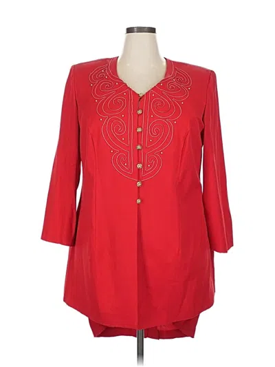 Pre-owned R & M Richards Casual Dress In Red