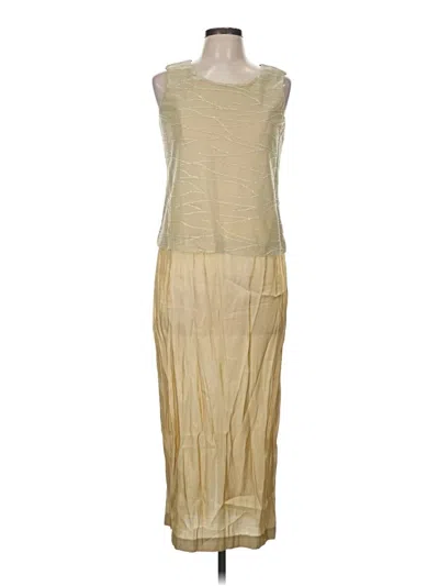Pre-owned R & M Richards Casual Dress In Tan