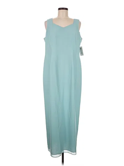 Pre-owned R & M Richards Casual Dress In Teal