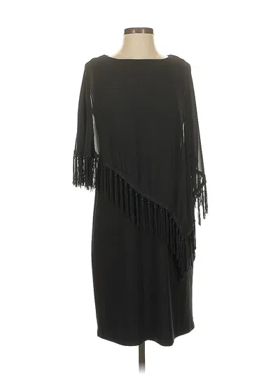 Pre-owned R & M Richards Cocktail Dress In Black