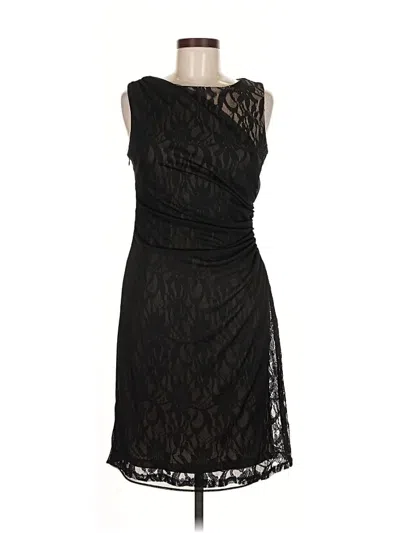 Pre-owned R & M Richards Cocktail Dress In Black