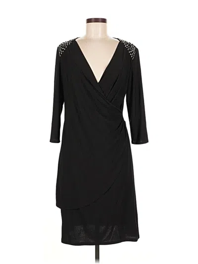 Pre-owned R & M Richards Cocktail Dress In Black