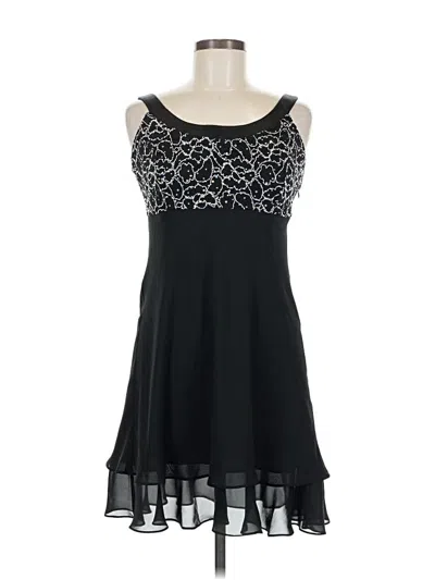 Pre-owned R & M Richards Cocktail Dress In Black