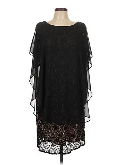 Pre-owned R & M Richards Cocktail Dress In Black