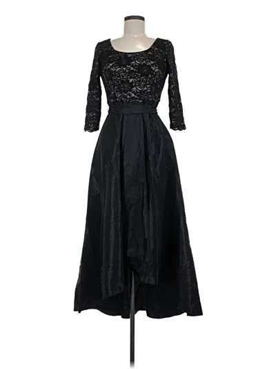 Pre-owned R & M Richards Cocktail Dress In Black