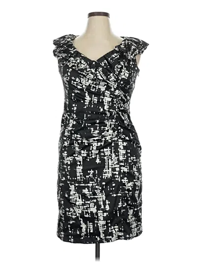 Pre-owned R & M Richards Cocktail Dress In Black