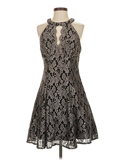 Pre-owned R & M Richards Cocktail Dress In Black