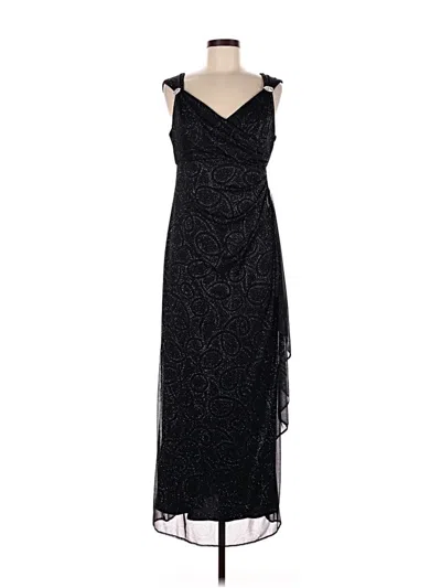 Pre-owned R & M Richards Cocktail Dress In Black