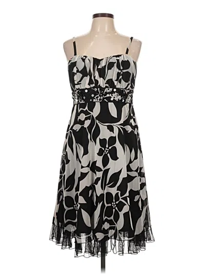 Pre-owned R & M Richards Cocktail Dress In Black