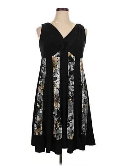 Pre-owned R & M Richards Cocktail Dress In Black