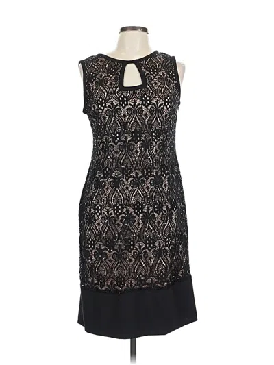 Pre-owned R & M Richards Cocktail Dress In Black