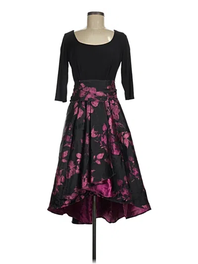 Pre-owned R & M Richards Cocktail Dress In Black