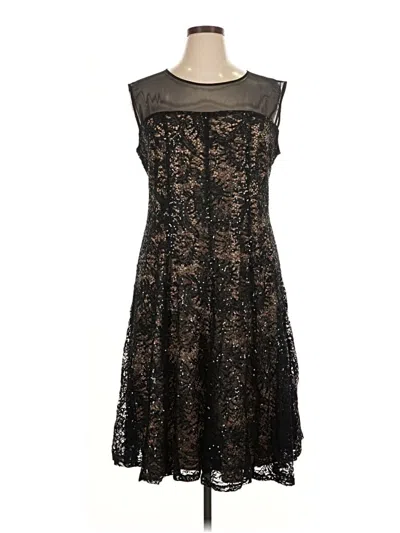 Pre-owned R & M Richards Cocktail Dress In Black
