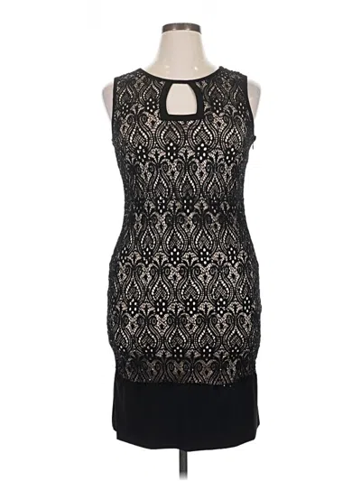 Pre-owned R & M Richards Cocktail Dress In Black