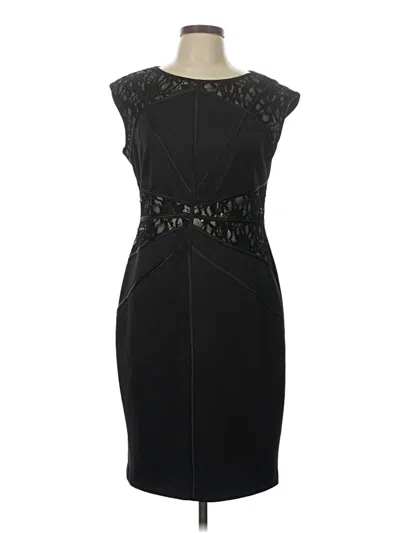 Pre-owned R & M Richards Cocktail Dress In Black