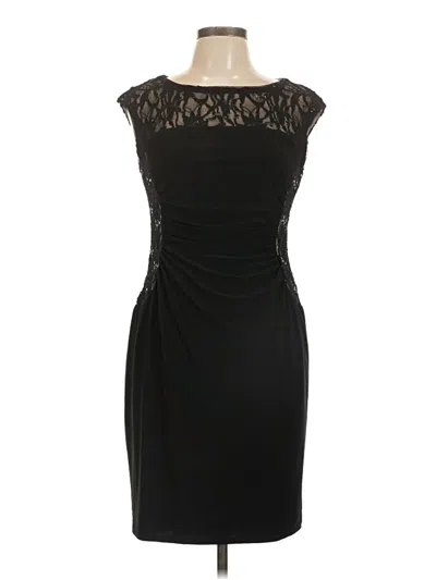 Pre-owned R & M Richards Cocktail Dress In Black