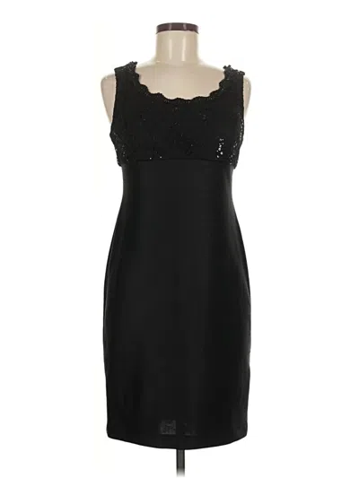 Pre-owned R & M Richards Cocktail Dress In Black