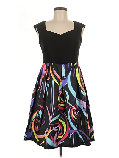 Pre-owned R & M Richards Cocktail Dress In Black