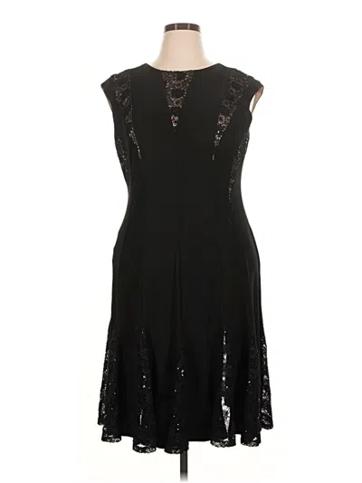 Pre-owned R & M Richards Cocktail Dress In Black