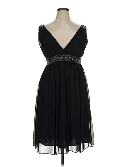 Pre-owned R & M Richards Cocktail Dress In Black