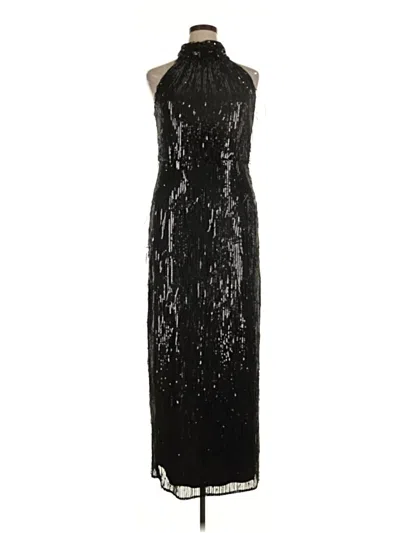 Pre-owned R & M Richards Cocktail Dress In Black