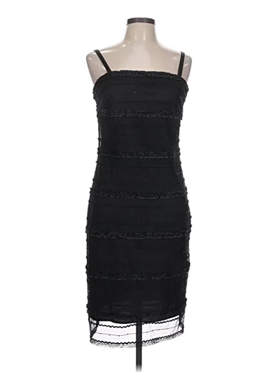 Pre-owned R & M Richards Cocktail Dress In Black