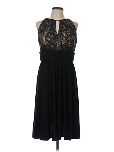 Pre-owned R & M Richards Cocktail Dress In Black