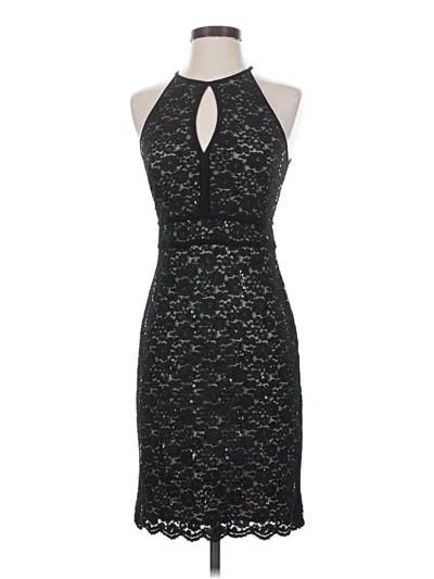 Pre-owned R & M Richards Cocktail Dress In Black