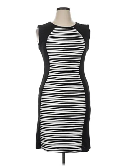 Pre-owned R & M Richards Cocktail Dress In Black