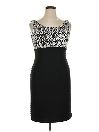 Pre-owned R & M Richards Cocktail Dress In Black