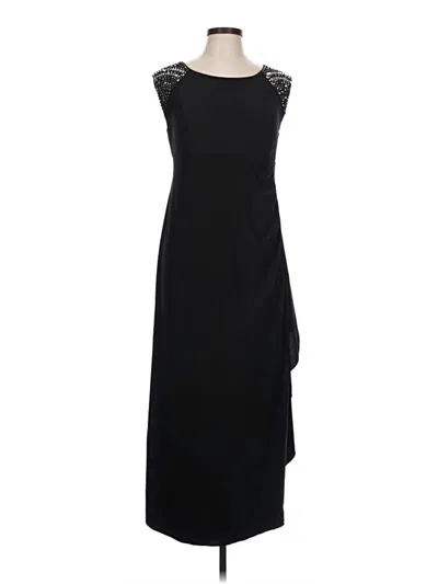 Pre-owned R & M Richards Cocktail Dress In Black