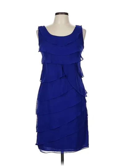 Pre-owned R & M Richards Cocktail Dress In Blue