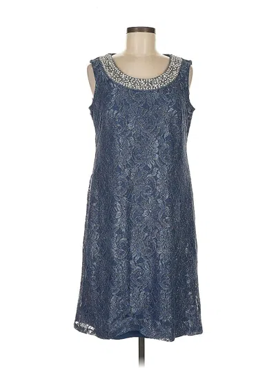 Pre-owned R & M Richards Cocktail Dress In Blue