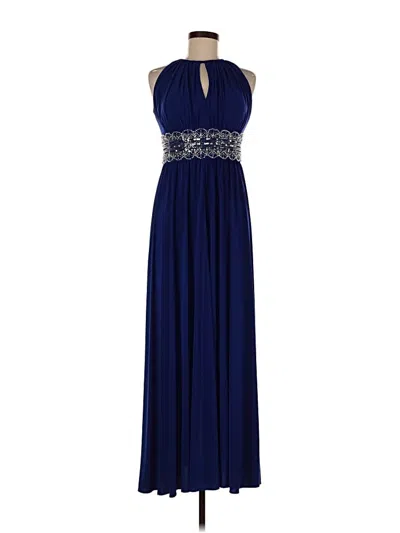 Pre-owned R & M Richards Cocktail Dress In Blue