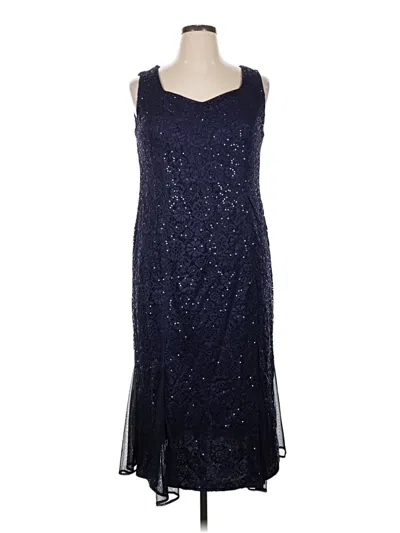 Pre-owned R & M Richards Cocktail Dress In Blue