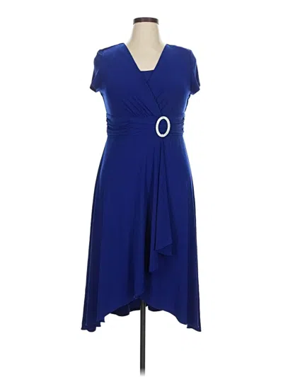 Pre-owned R & M Richards Cocktail Dress In Blue