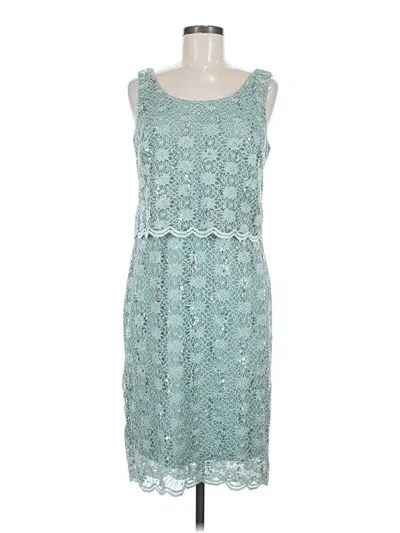 Pre-owned R & M Richards Cocktail Dress In Blue