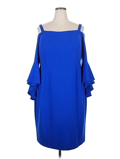 Pre-owned R & M Richards Cocktail Dress In Blue