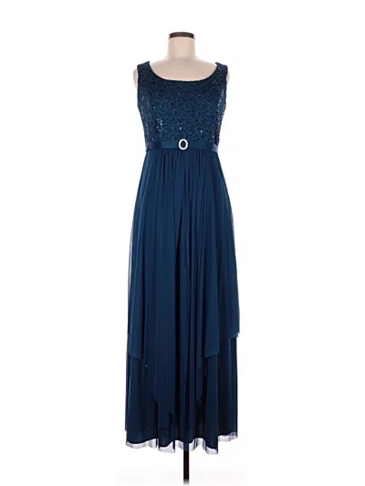 Pre-owned R & M Richards Cocktail Dress In Blue
