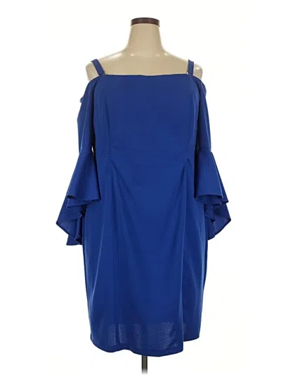 Pre-owned R & M Richards Cocktail Dress In Blue
