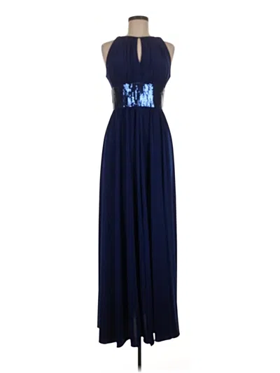 Pre-owned R & M Richards Cocktail Dress In Blue