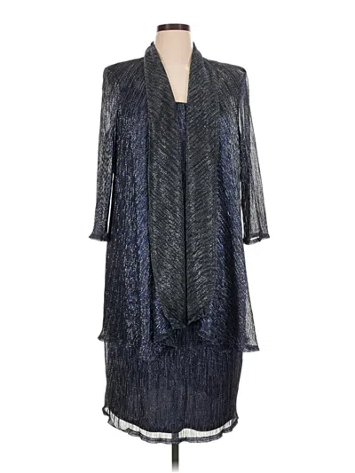 Pre-owned R & M Richards Cocktail Dress In Blue