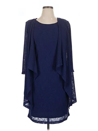 Pre-owned R & M Richards Cocktail Dress In Blue