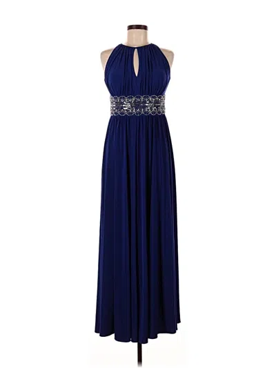 Pre-owned R & M Richards Cocktail Dress In Blue