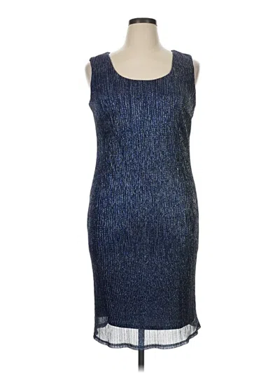 Pre-owned R & M Richards Cocktail Dress In Blue