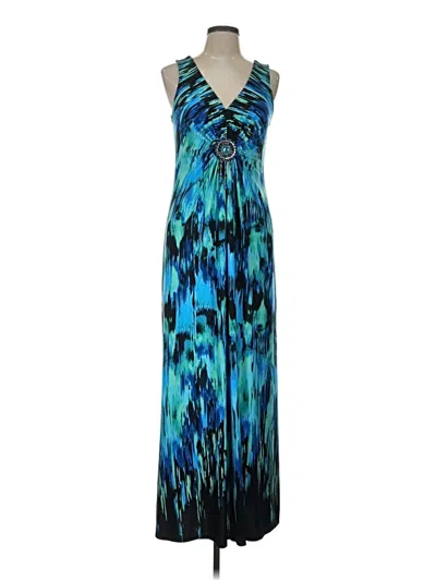 Pre-owned R & M Richards Cocktail Dress In Blue